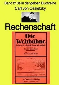 Buchcover: gelbe Buchreihe / Rechenschaft – Band 213e in der gelben Buchreihe – bei Jürgen Ruszkowski