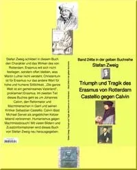 Buchcover: Triumph und Tragik des Erasmus von Rotterdam - Band 246 in der gelben Buchreihe - bei Jürgen Ruszkowski